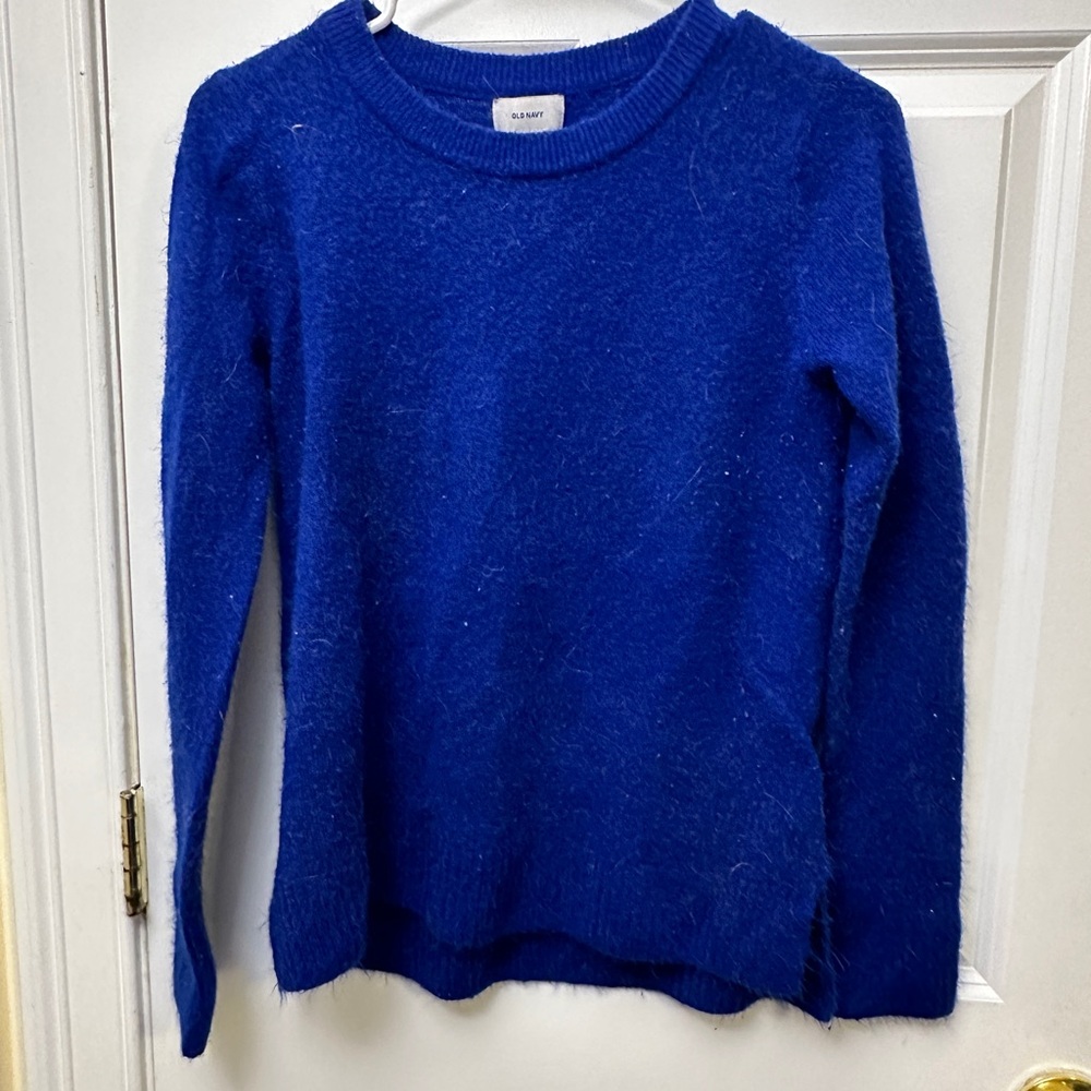 NWOT Old navy small Royal Blue Crew Neck Sweater with Soft Knit